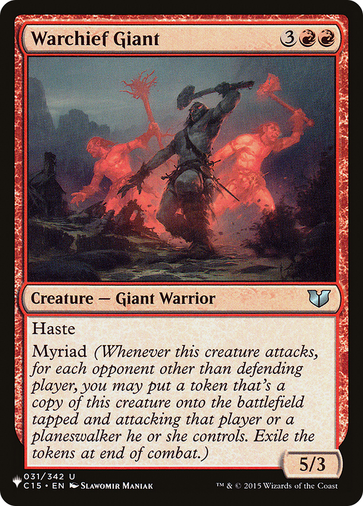 Warchief Giant [The List] | I Want That Stuff Brandon