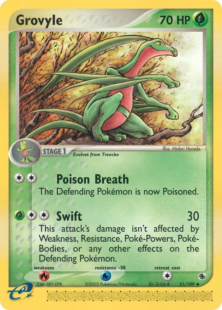 Grovyle (31/109) [EX: Ruby & Sapphire] | I Want That Stuff Brandon