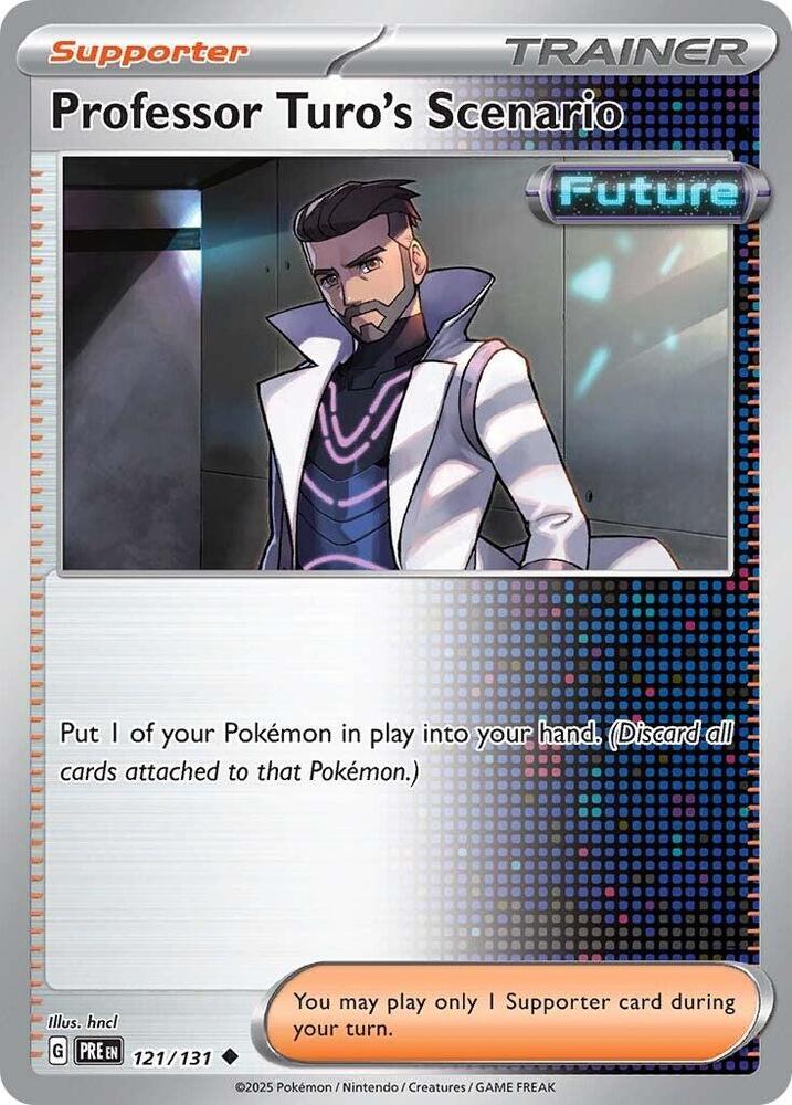 Professor Turo's Scenario (121/131) [Scarlet & Violet: Prismatic Evolutions] | I Want That Stuff Brandon