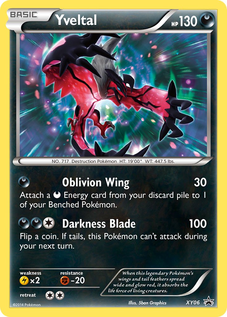 Yveltal (XY06) [XY: Black Star Promos] | I Want That Stuff Brandon