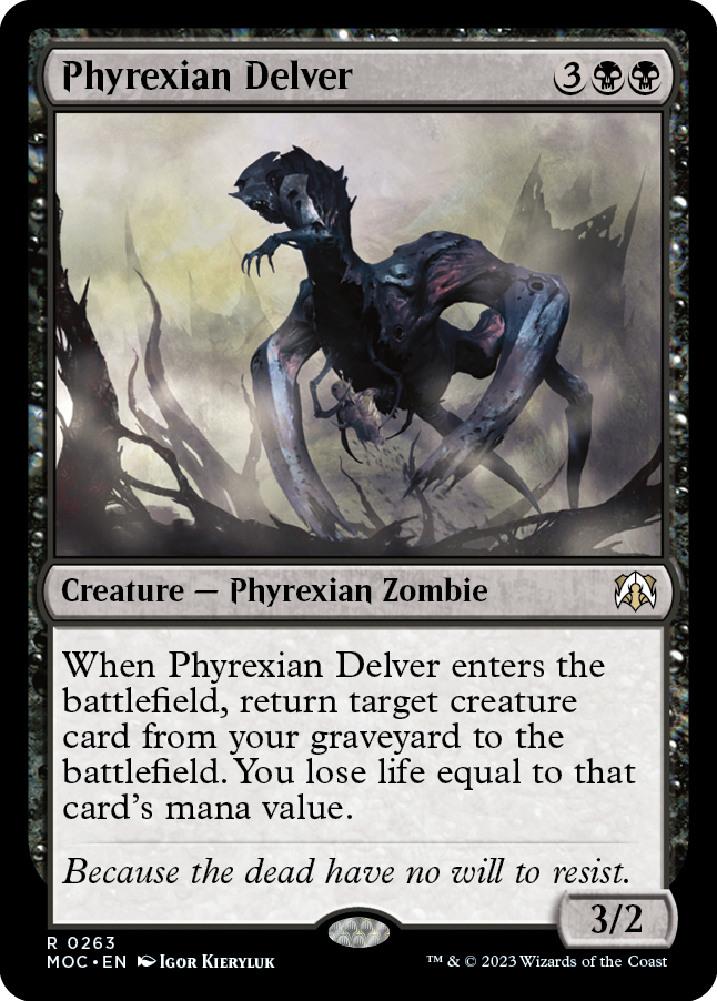 Phyrexian Delver [March of the Machine Commander] | I Want That Stuff Brandon