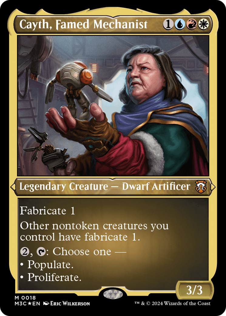 Cayth, Famed Mechanist (Foil Etched) [Modern Horizons 3 Commander] | I Want That Stuff Brandon