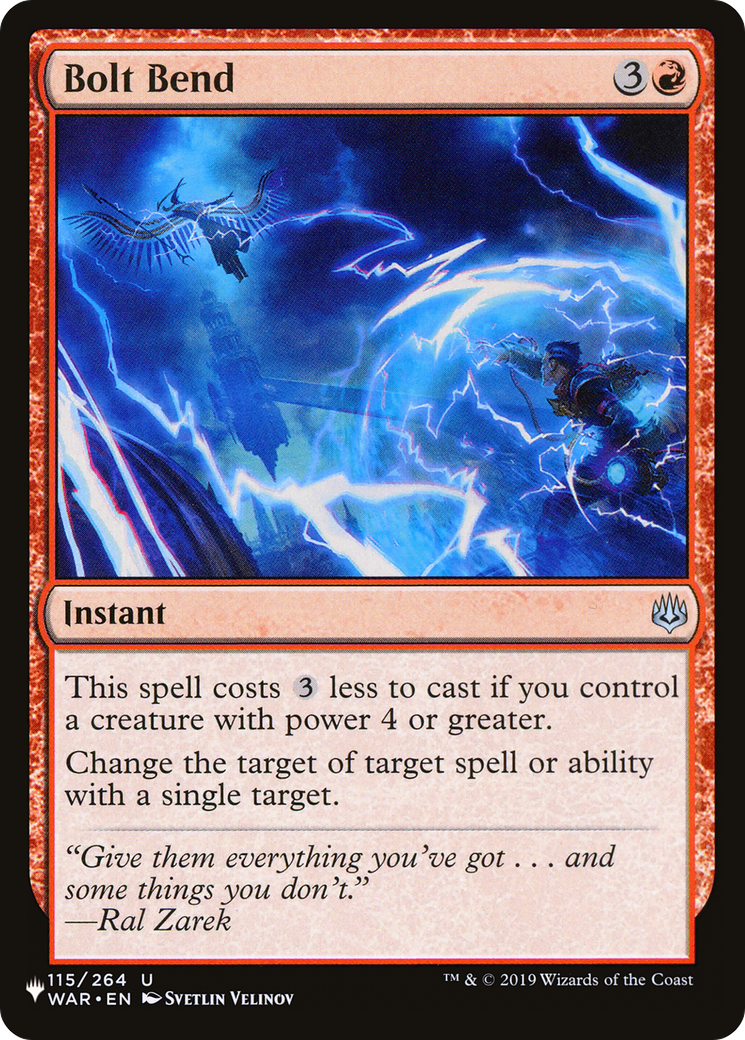 Bolt Bend [The List Reprints] | I Want That Stuff Brandon