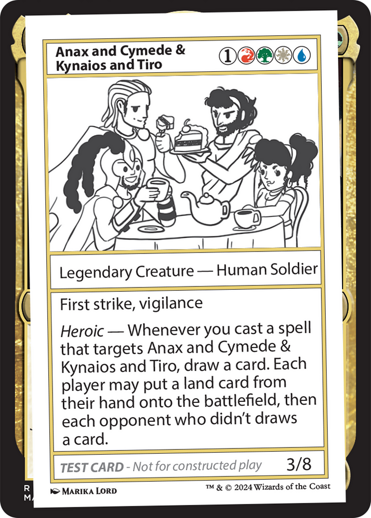 Anax and Cymede & Kynaios and Tiro [Mystery Booster 2 Playtest Cards] | I Want That Stuff Brandon