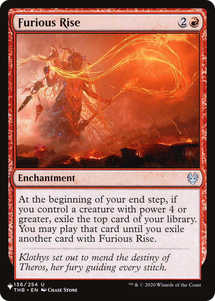 Furious Rise [The List] | I Want That Stuff Brandon