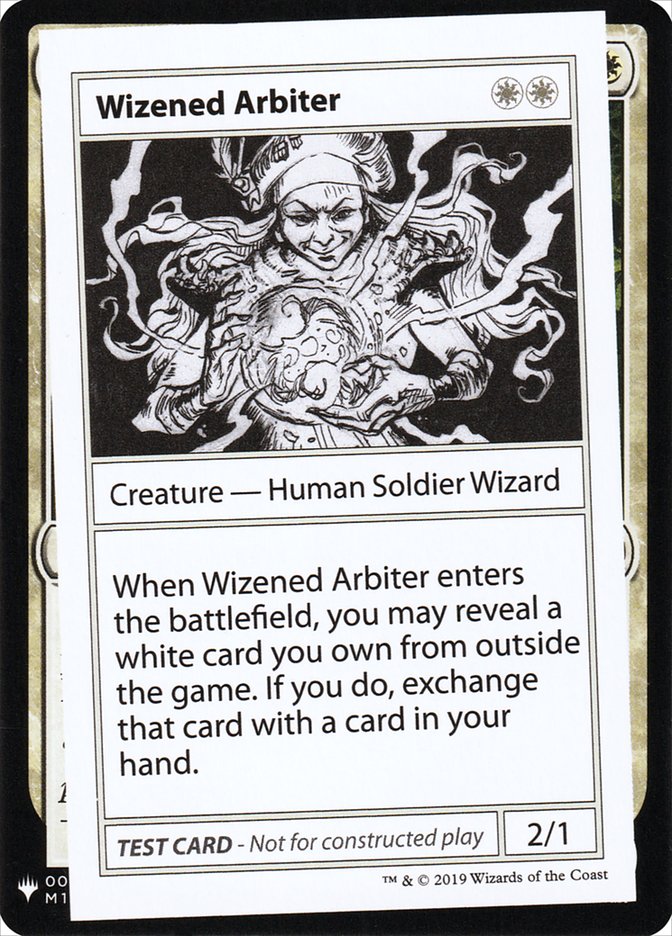 Wizened Arbiter [Mystery Booster Playtest Cards] | I Want That Stuff Brandon