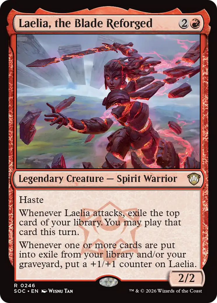 Laelia, the Blade Reforged [Secrets of Strixhaven Commander] | I Want That Stuff Brandon