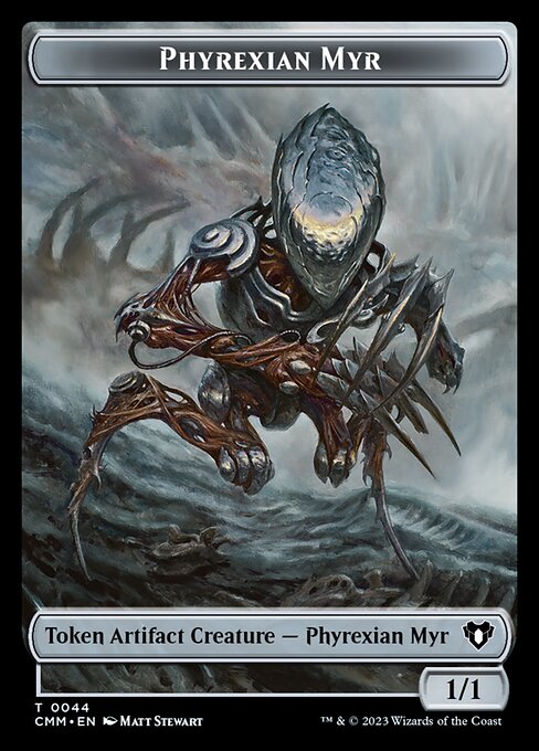 Eldrazi // Phyrexian Myr Double-Sided Token [Commander Masters Tokens] | I Want That Stuff Brandon