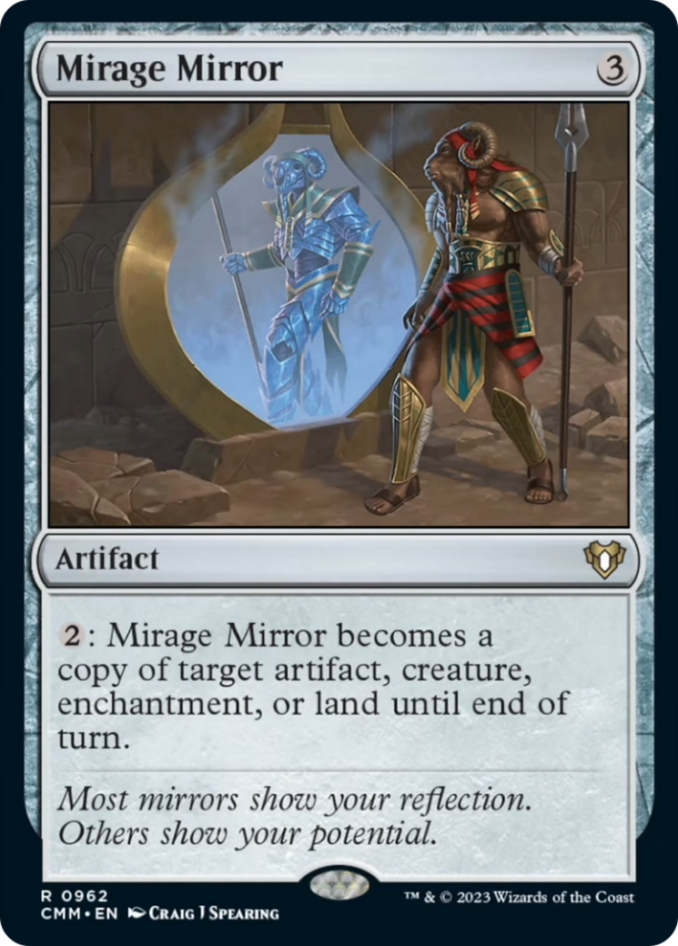 Mirage Mirror [Commander Masters] | I Want That Stuff Brandon