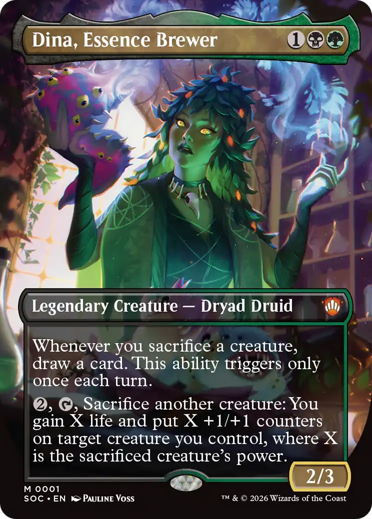Dina, Essence Brewer (Borderless) [Secrets of Strixhaven Commander] | I Want That Stuff Brandon