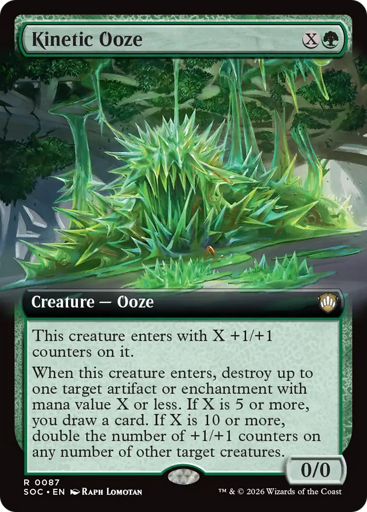 Kinetic Ooze (Extended Art) [Secrets of Strixhaven Commander] | I Want That Stuff Brandon