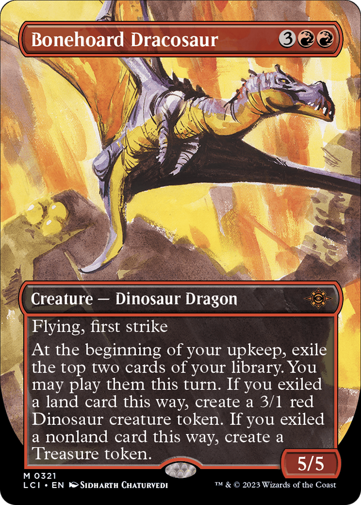 Bonehoard Dracosaur (Borderless) [The Lost Caverns of Ixalan] | I Want That Stuff Brandon