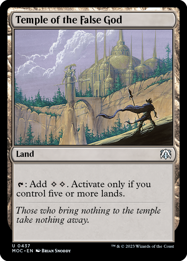 Temple of the False God [March of the Machine Commander] | I Want That Stuff Brandon