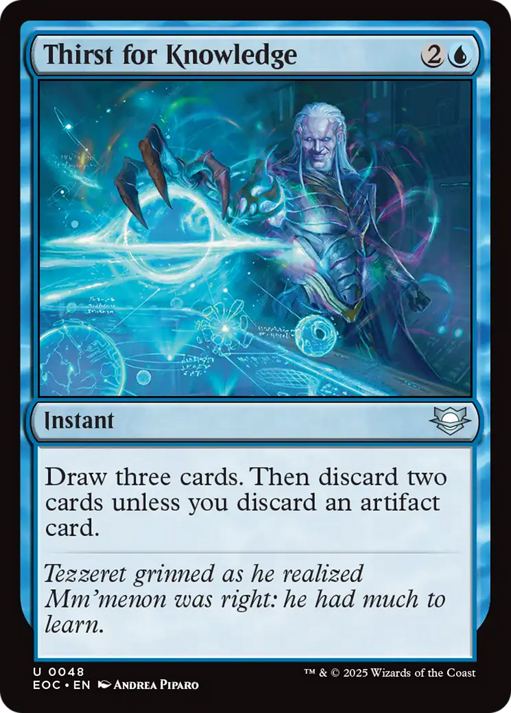 Thirst for Knowledge [Edge of Eternities Commander] | I Want That Stuff Brandon