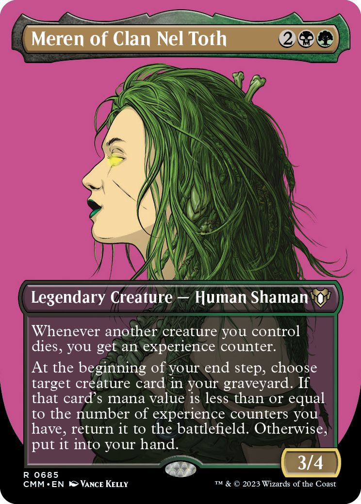 Meren of Clan Nel Toth (Borderless Profile) [Commander Masters] | I Want That Stuff Brandon