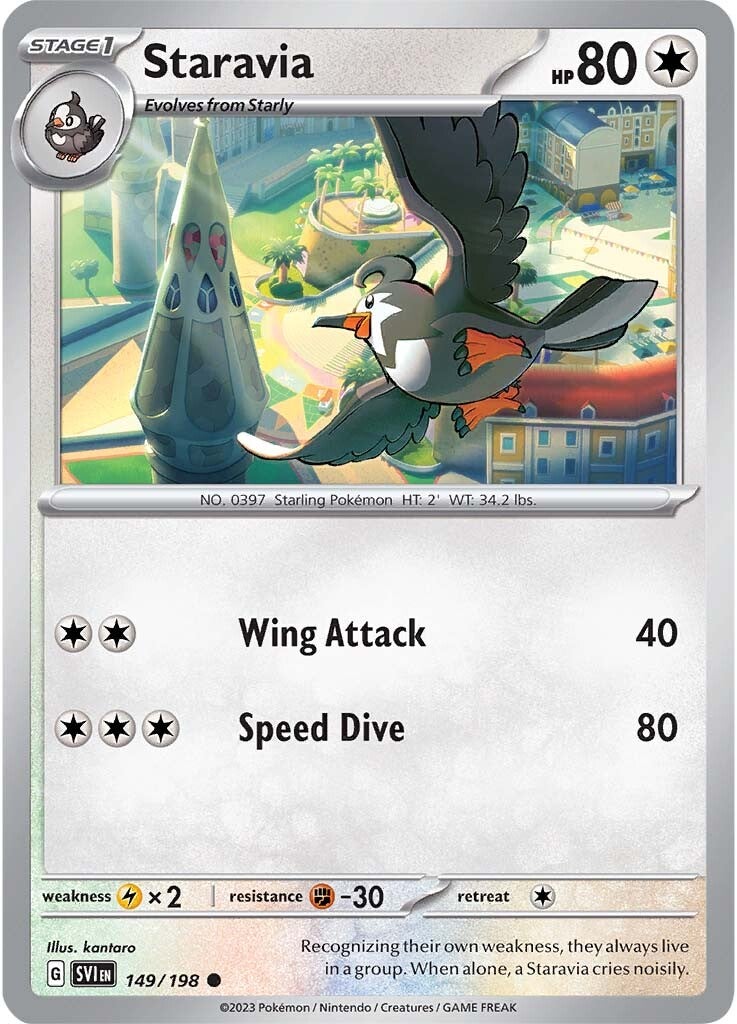 Staravia (149/198) [Scarlet & Violet: Base Set] | I Want That Stuff Brandon