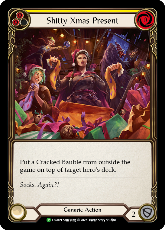 Shitty Xmas Present [LGS099] (Promo)  Rainbow Foil | I Want That Stuff Brandon