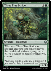 Three Tree Scribe [Bloomburrow] | I Want That Stuff Brandon