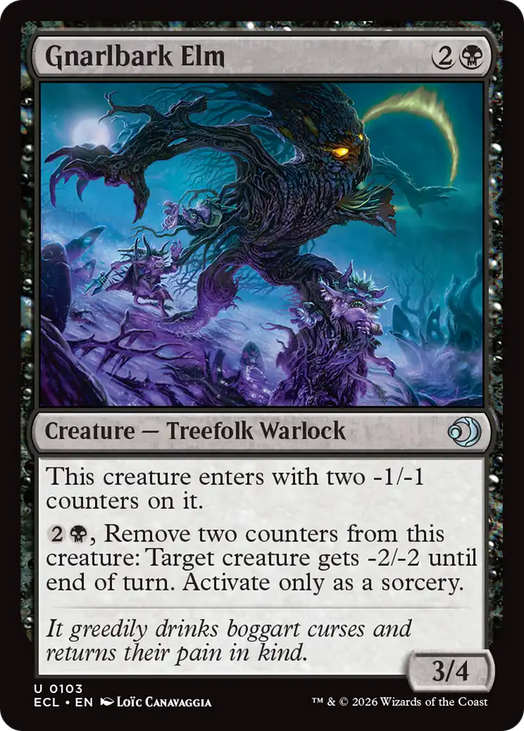 Gnarlbark Elm [Lorwyn Eclipsed] | I Want That Stuff Brandon