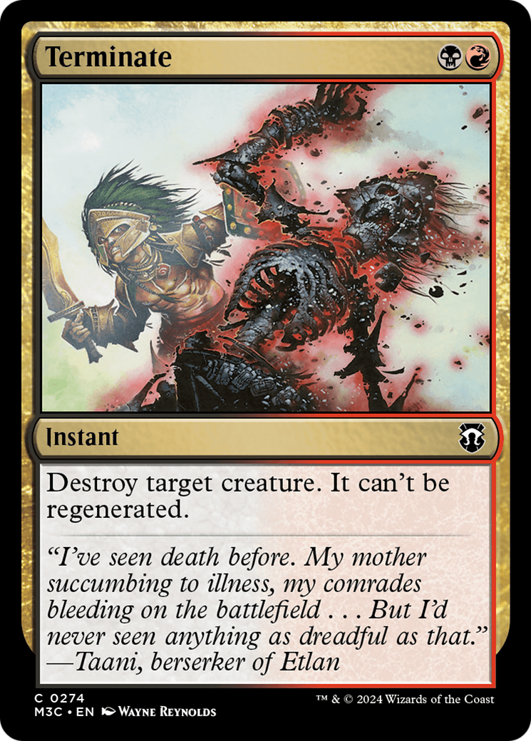 Terminate (Ripple Foil) [Modern Horizons 3 Commander] | I Want That Stuff Brandon