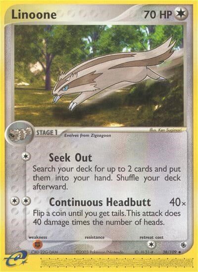 Linoone (38/109) [EX: Ruby & Sapphire] | I Want That Stuff Brandon