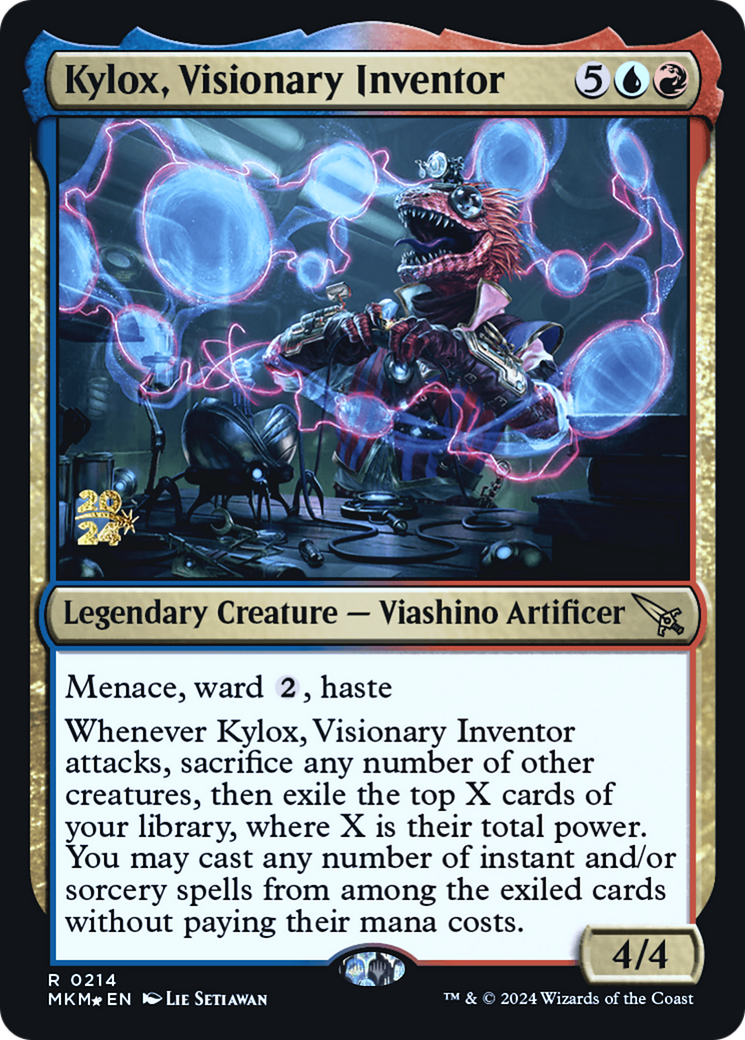 Kylox, Visionary Inventor [Murders at Karlov Manor Prerelease Promos] | I Want That Stuff Brandon