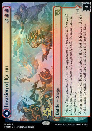 Invasion of Karsus // Refraction Elemental [March of the Machine Prerelease Promos] | I Want That Stuff Brandon