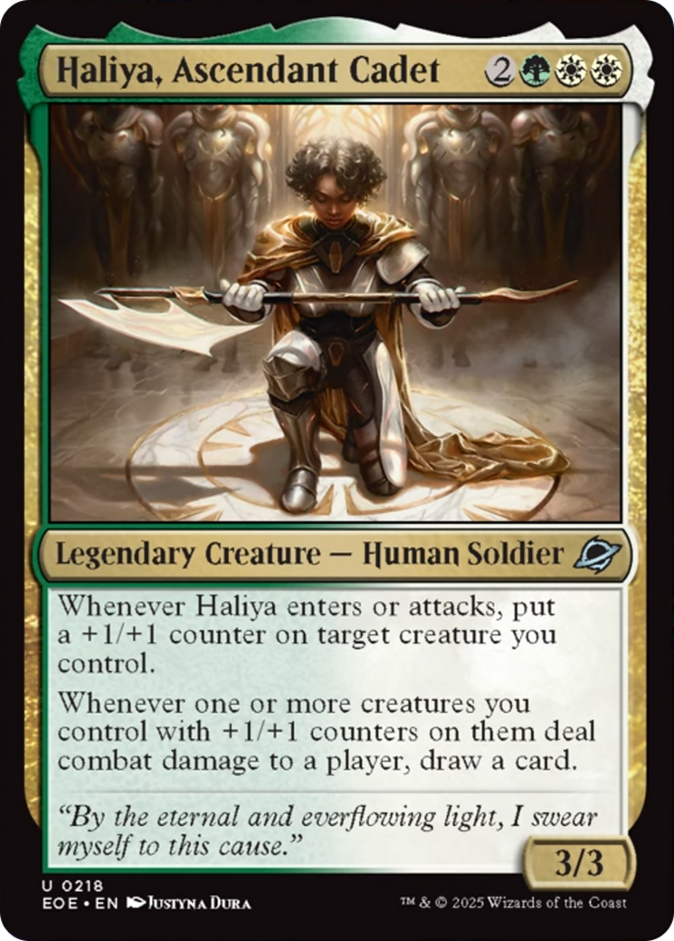 Haliya, Ascendant Cadet [Edge of Eternities] | I Want That Stuff Brandon