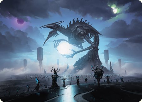 Blue Sun's Twilight Art Card [Phyrexia: All Will Be One Art Series] | I Want That Stuff Brandon