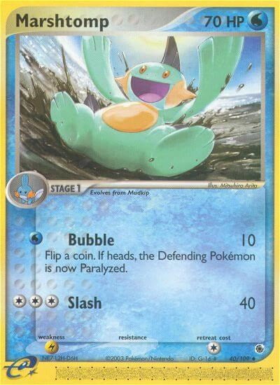 Marshtomp (40/109) [EX: Ruby & Sapphire] | I Want That Stuff Brandon