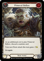Primeval Bellow (Red) [U-WTR035] (Welcome to Rathe Unlimited)  Unlimited Rainbow Foil | I Want That Stuff Brandon