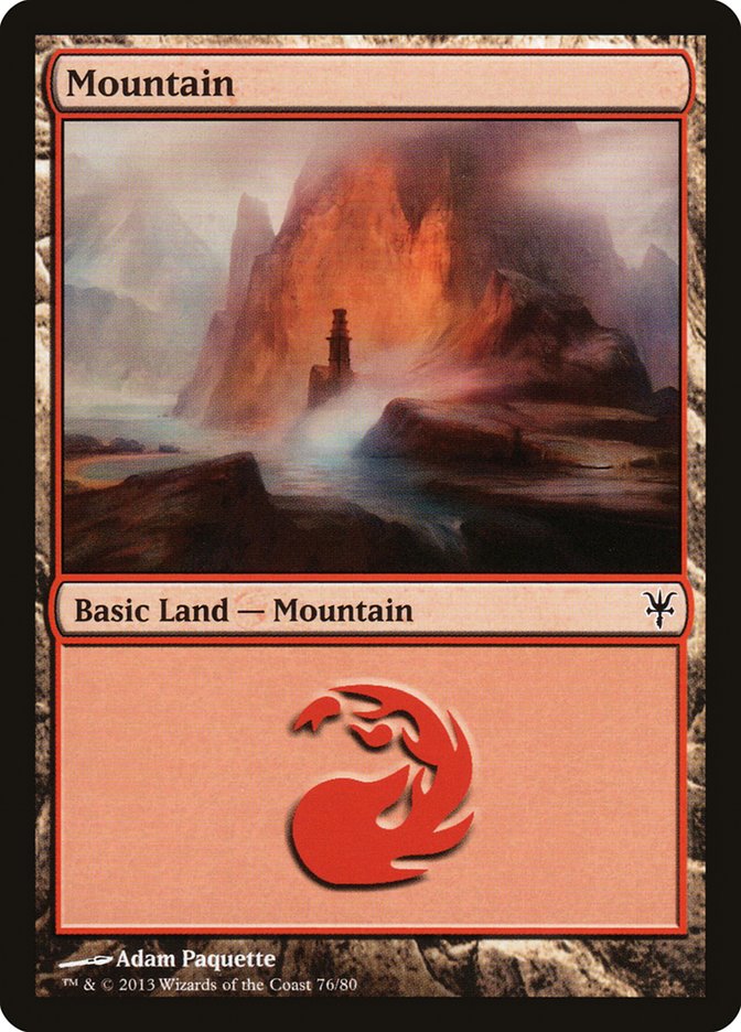 Mountain (76) [Duel Decks: Sorin vs. Tibalt] | I Want That Stuff Brandon