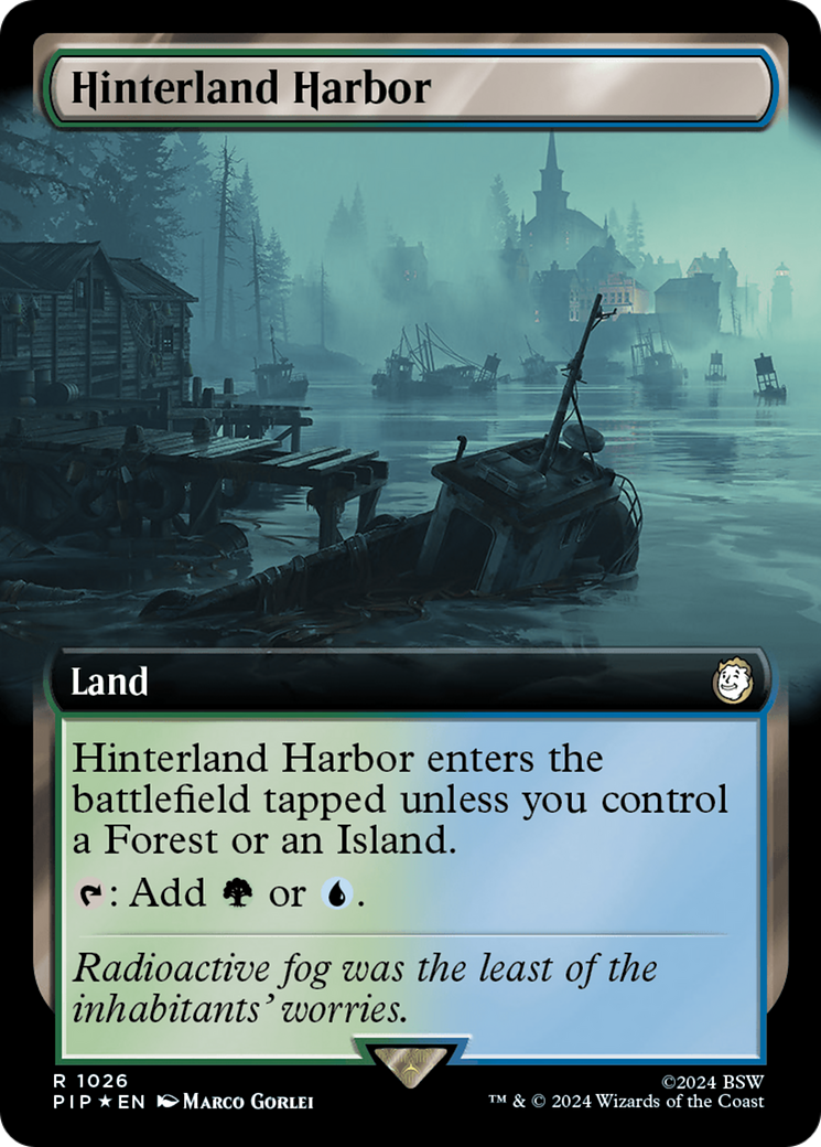 Hinterland Harbor (Extended Art) (Surge Foil) [Fallout] | I Want That Stuff Brandon