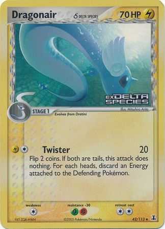 Dragonair (42/113) (Delta Species) (Stamped) [EX: Delta Species] | I Want That Stuff Brandon