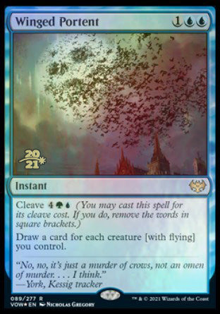 Winged Portent [Innistrad: Crimson Vow Prerelease Promos] | I Want That Stuff Brandon