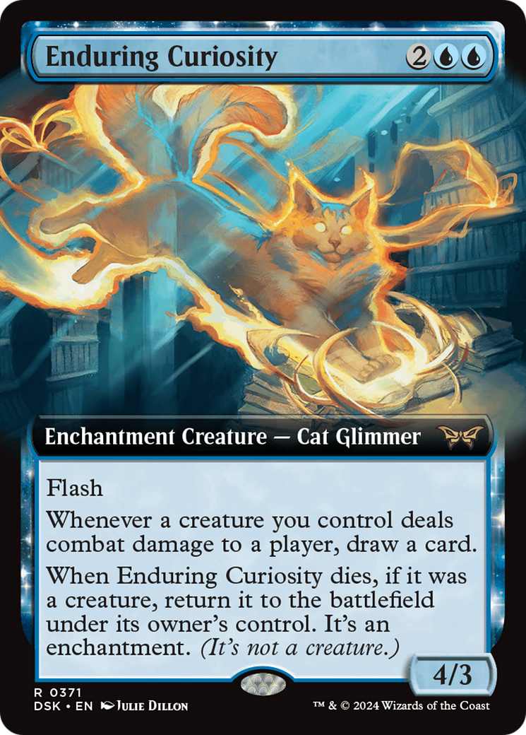 Enduring Curiosity (Extended Art) [Duskmourn: House of Horror] | I Want That Stuff Brandon