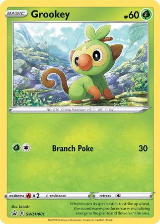 Grookey (SWSH001) [Sword & Shield: Black Star Promos] | I Want That Stuff Brandon