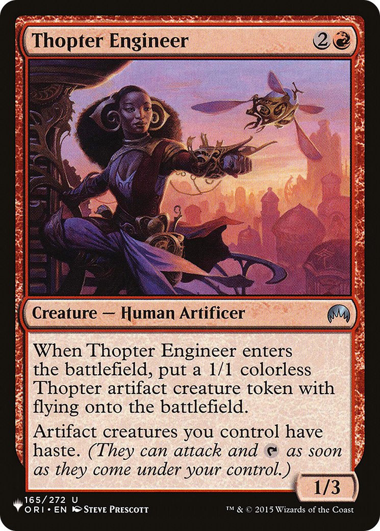 Thopter Engineer [The List Reprints] | I Want That Stuff Brandon