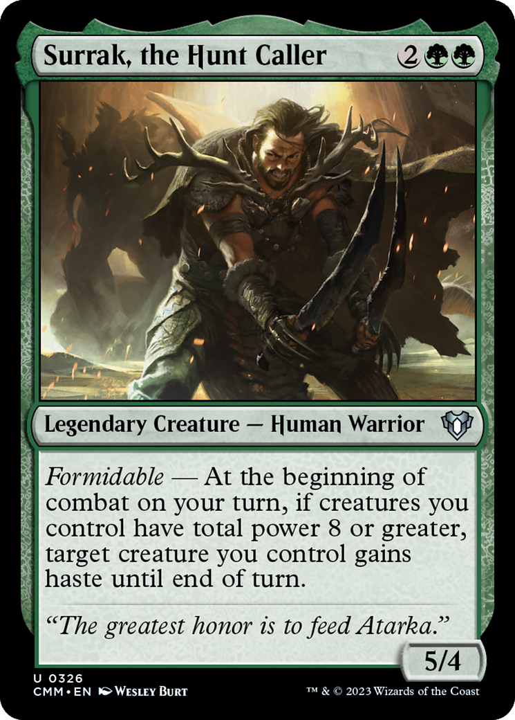 Surrak, the Hunt Caller [Commander Masters] | I Want That Stuff Brandon