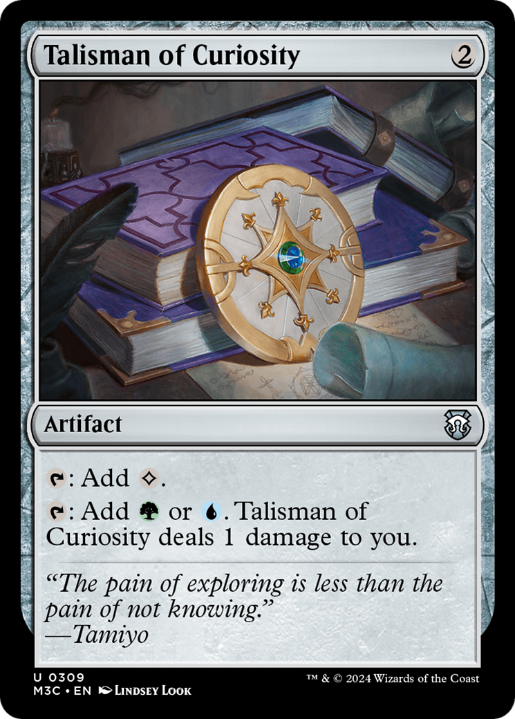 Talisman of Curiosity (Ripple Foil) [Modern Horizons 3 Commander] | I Want That Stuff Brandon