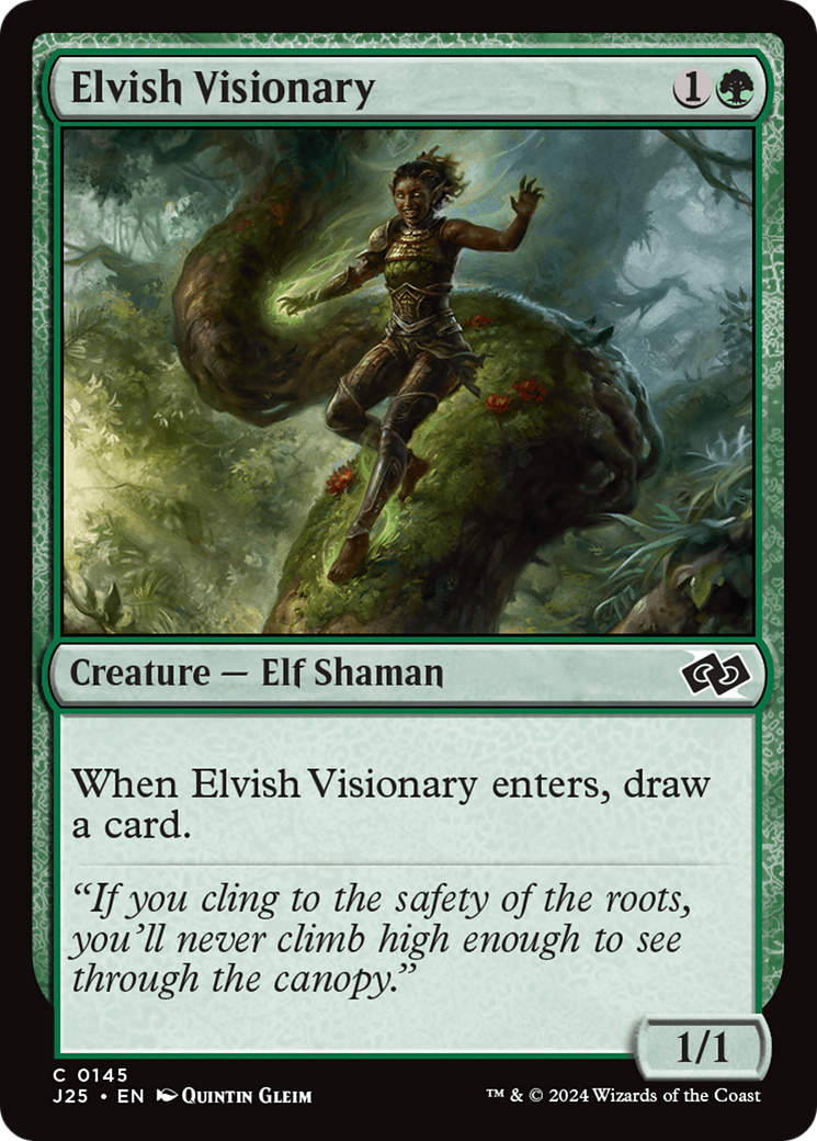 Elvish Visionary [Foundations Jumpstart] | I Want That Stuff Brandon