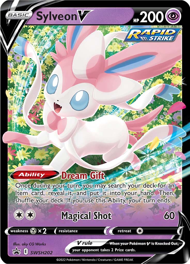 Sylveon V (SWSH202) [Sword & Shield: Black Star Promos] | I Want That Stuff Brandon