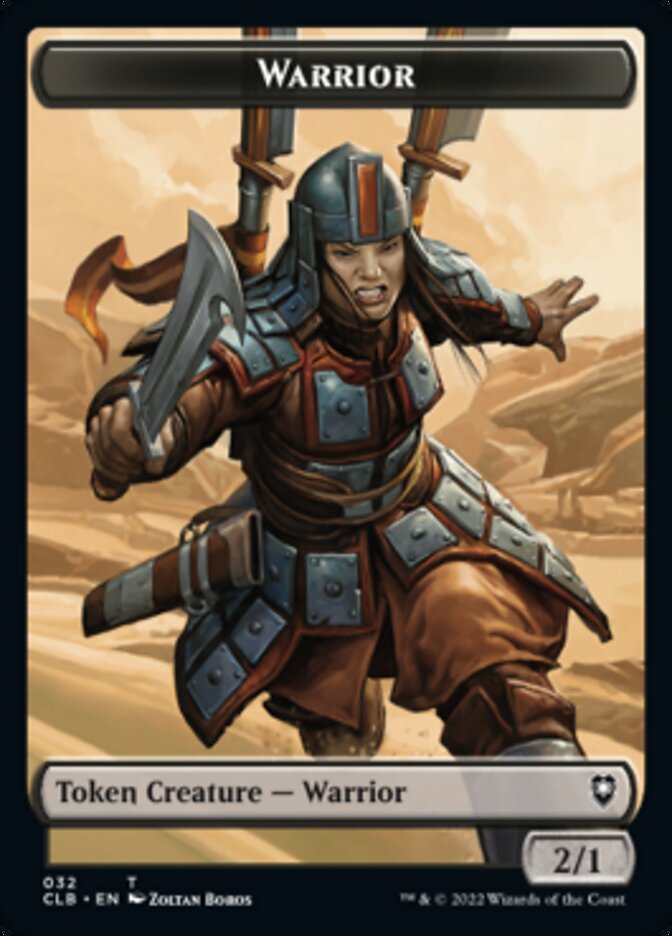 Warrior // Inkling Double-Sided Token [Commander Legends: Battle for Baldur's Gate Tokens] | I Want That Stuff Brandon