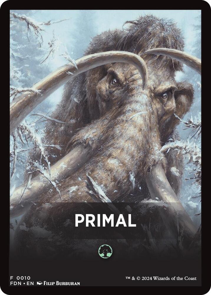 Primal Theme Card [Foundations Tokens] | I Want That Stuff Brandon