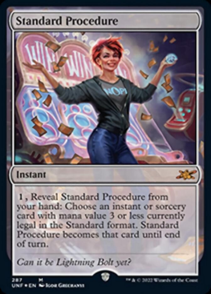 Standard Procedure (Galaxy Foil) [Unfinity] | I Want That Stuff Brandon