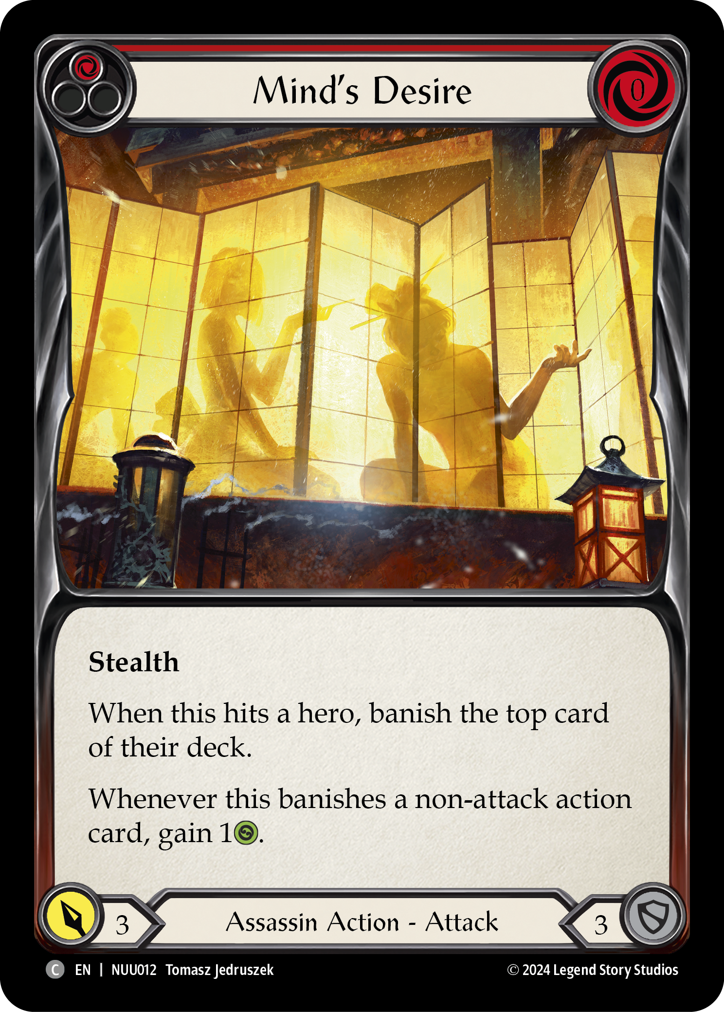 Mind's Desire (Red) [NUU012] (Part the Mistveil Nuu Blitz Deck) | I Want That Stuff Brandon