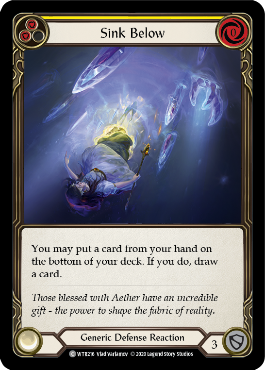 Sink Below (Yellow) [U-WTR216] (Welcome to Rathe Unlimited)  Unlimited Normal | I Want That Stuff Brandon