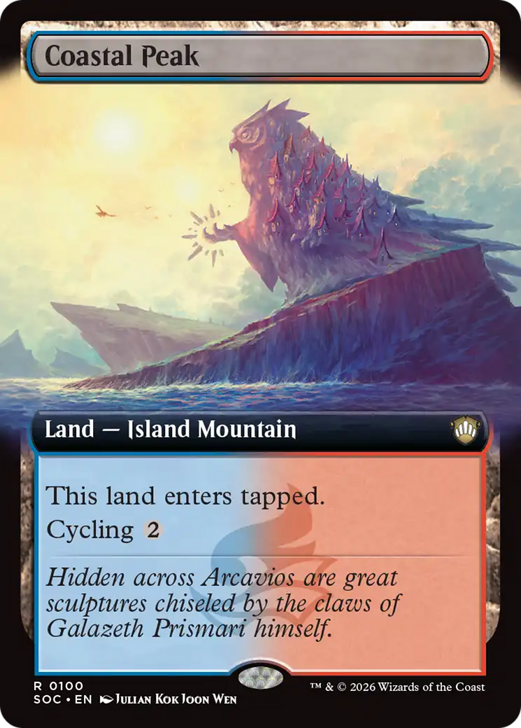 Coastal Peak (Extended Art) [Secrets of Strixhaven Commander] | I Want That Stuff Brandon