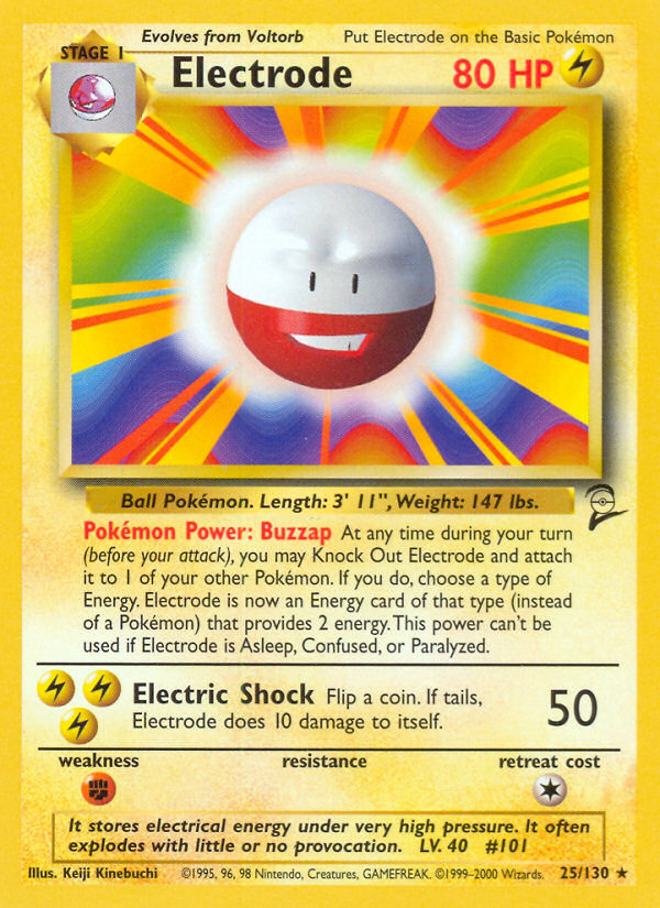 Electrode (25/130) [Base Set 2] | I Want That Stuff Brandon