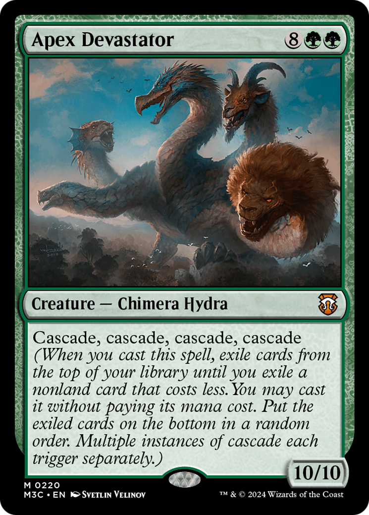 Apex Devastator (Ripple Foil) [Modern Horizons 3 Commander] | I Want That Stuff Brandon